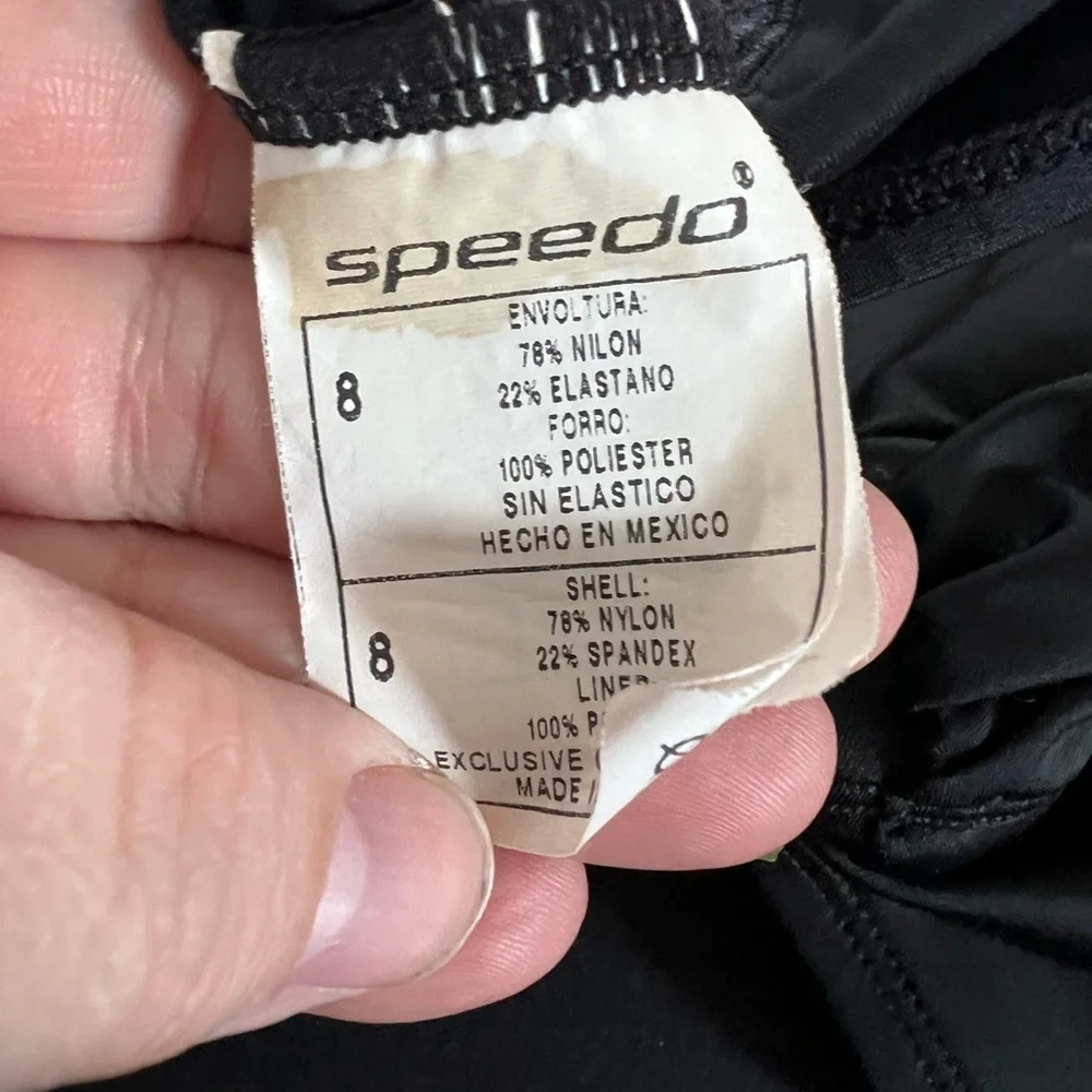 Speedo Black‎ One Piece Swimsuit